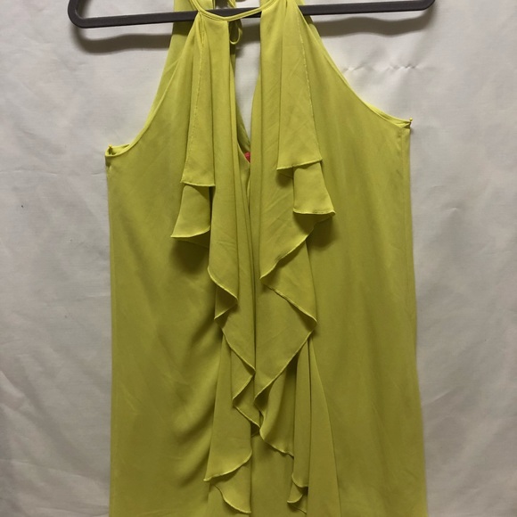 BCBGMAXAZRIA chiffon halter dress, size XXS - Picture 2 of 4